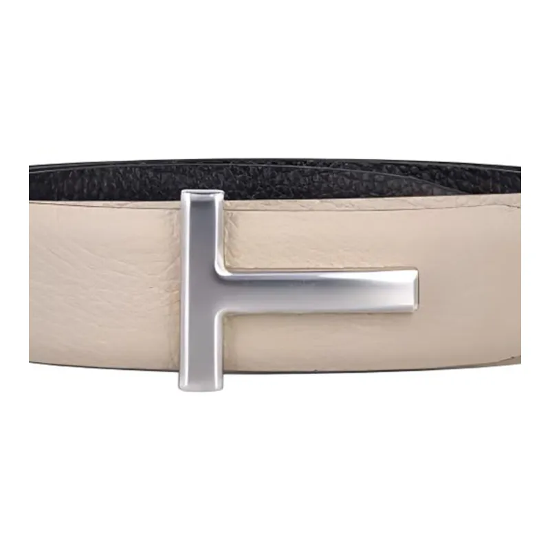 TOM FORD T Logo Buckle Belt-2