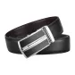 Silver Buckle, Black Strap with Black Box