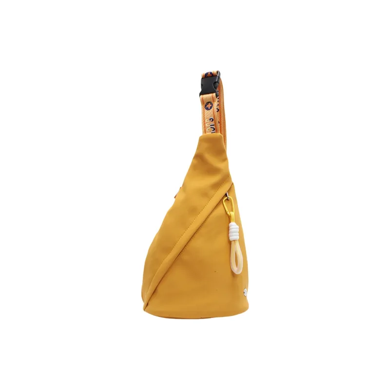 GOBLIN SHARKS 1759 Canvas Sling Bag Unisex White & Purple/White & Black/Yellow Brown/Black-12