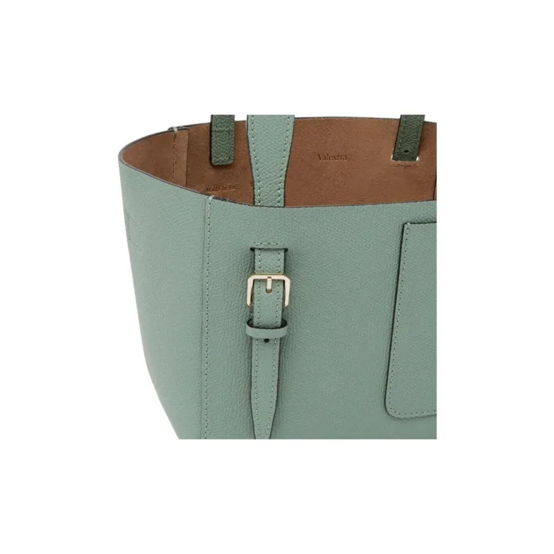 Valextra Patch Pocket Zip Up Mini Tote Bag-4