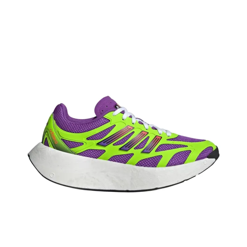 Adidas Adizero Aruku Anti Slip Wear Resistant Low Top Casual City Commute Running Shoes Women's Green Purple-1