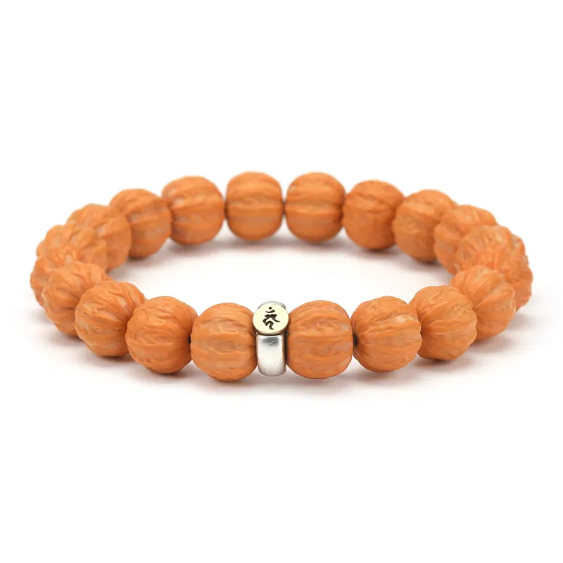 Tanner Monkey Head Walnut Bracelets Unisex-0