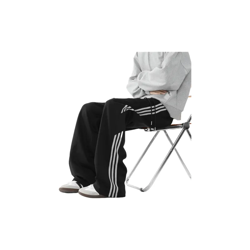 Fakeyoung Casual Pants Unisex White Heather Gray-7