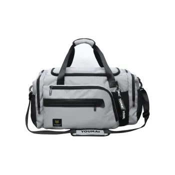 GOBLIN SHARKS 1759 Oxford Backpack Gym Bag Large Size Unisex Grey/Black/Burgundy/Orange/Yellow/Purple/Teal/Denim Blue
