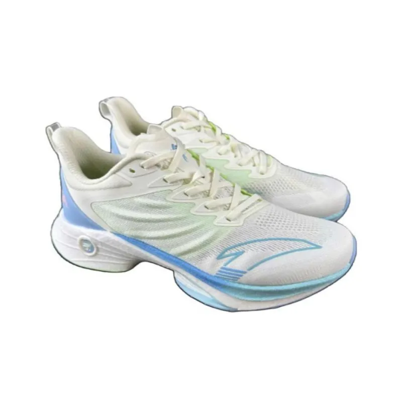Anta MACH 3.0 Cushioned Wear-Resistant Lightweight Low-Top Running Shoes Women's Ivory White-2