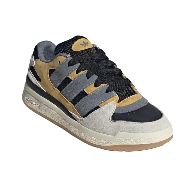 Adidas Forum Puffed Black Oat Off White-1