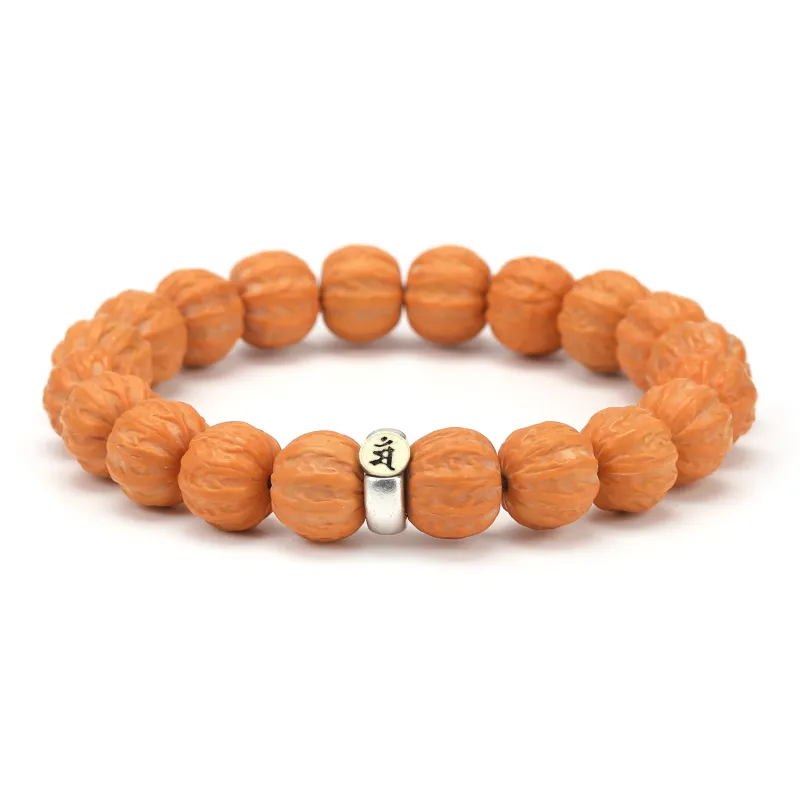 Tanner Monkey Head Walnut Bracelets Unisex-18