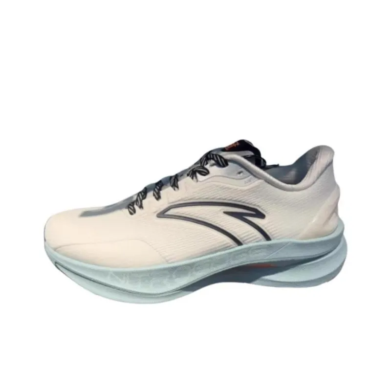 Anta Anti-Slip Wear-Resistant Low-Top Running Shoes Men's White Black-0