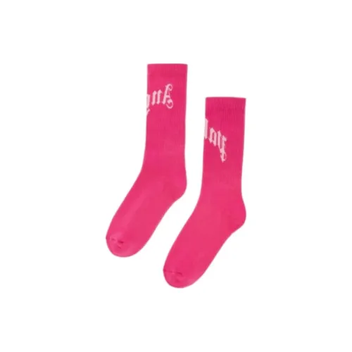 PALM ANGELS Curved Logo Socks