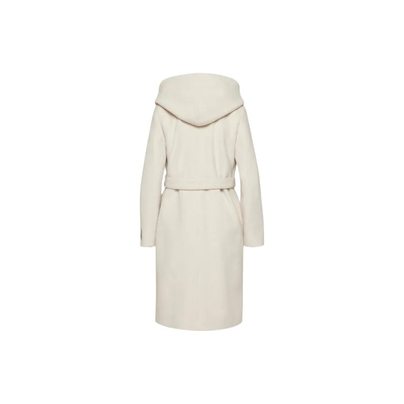 ARITZIA Wilfred Emilie Coat Wool Cashmere Coats Women's Heather Light Oatmeal/Heather Light Oatmeal-1