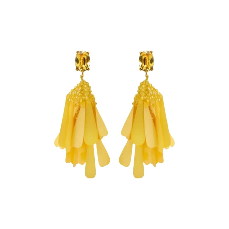 Oscar De La Renta Sequinned Clip on Earrings-0