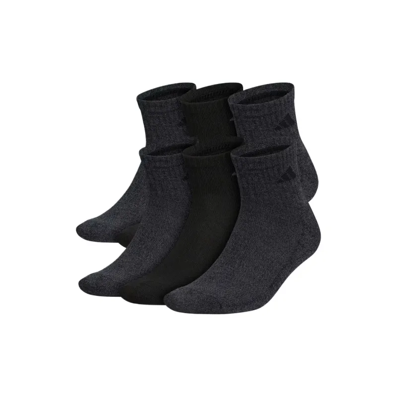 Adidas Free Shipping With AdiClub Athletic Quarter Socks 6 Pairs-0