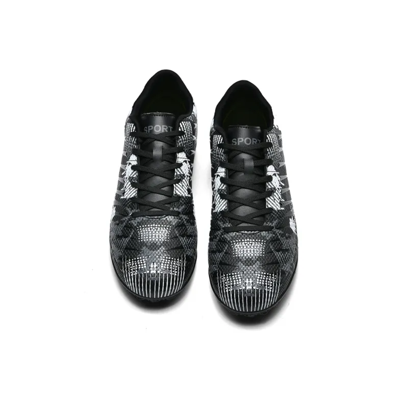 Hicellon Soccer Shoes Unisex Low Top White-4