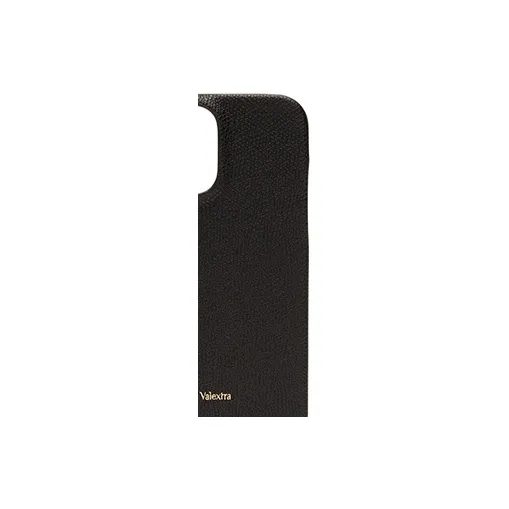 Valextra Calfskin IPhone 13 Pro Max Protective Cover, Phone Case, Bag, Accessory Unisex Black-4