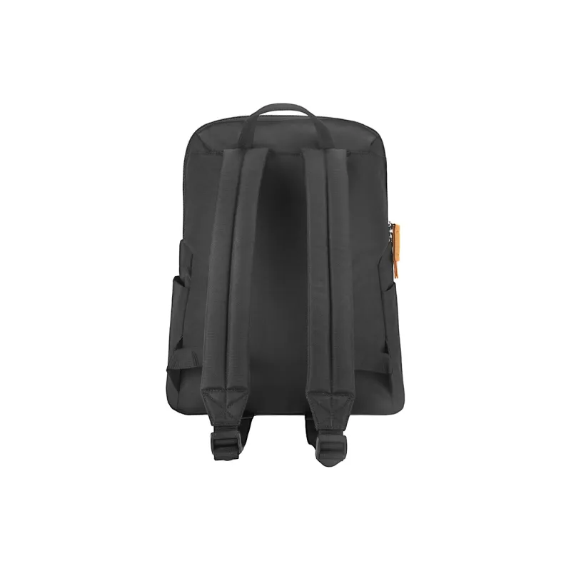 Diplomat Fabric Backpack Small Size Unisex Black-5