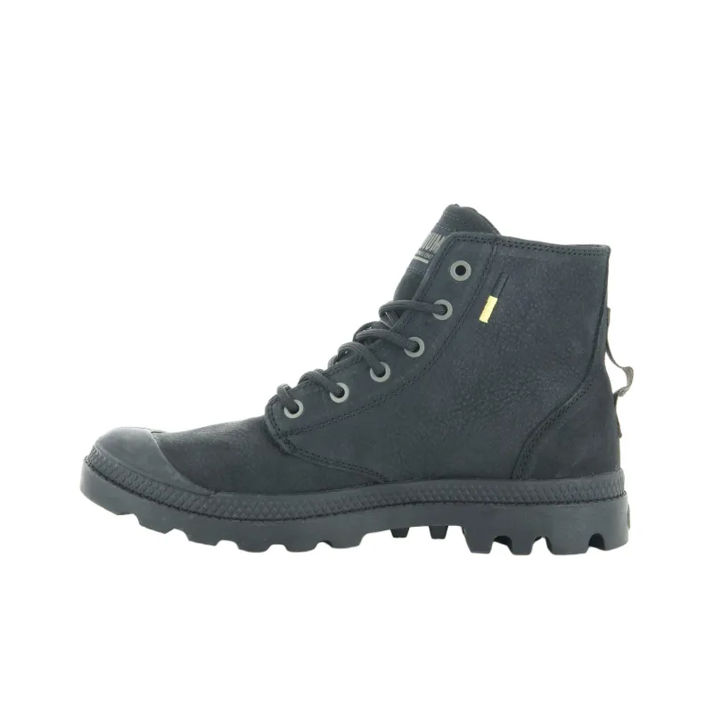 Palladium Pampa Abrasion Resistant Cushioning Short Outdoor Boots Unisex Black-1