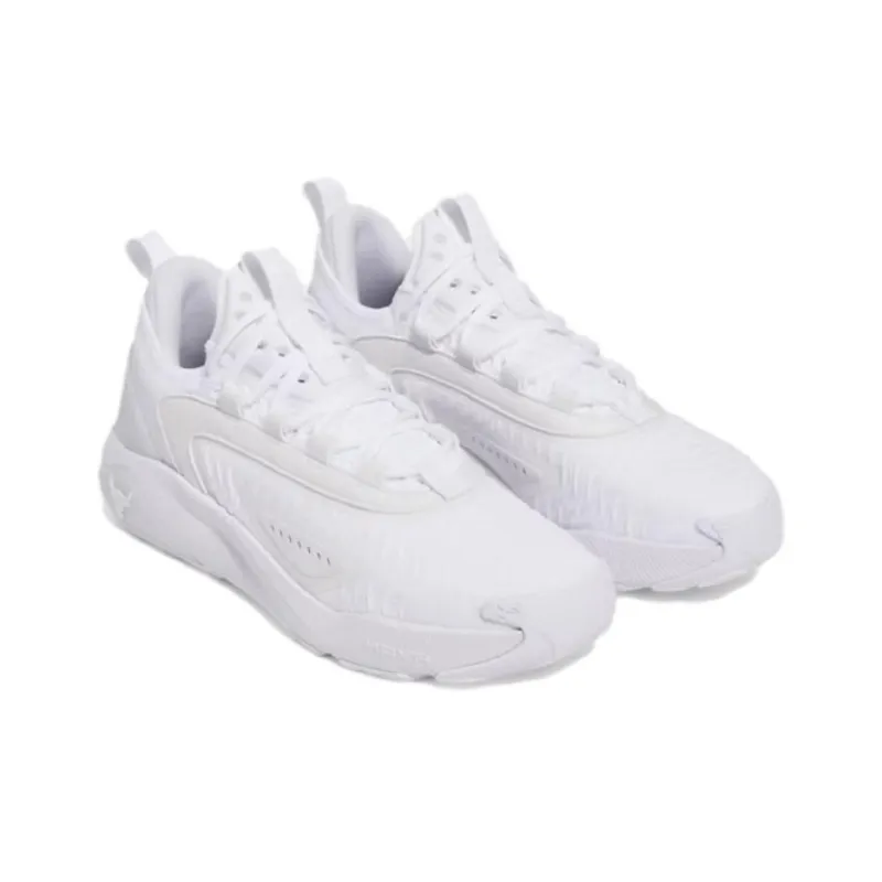 Under Armour Anti Slip Wear Resistant Low Top Training Shoes Men's White-3