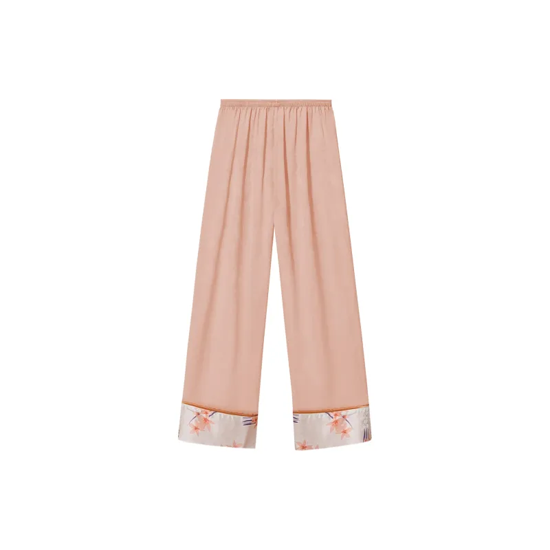 Shanghai Story Pajama Set Women's Pink Oranges-6