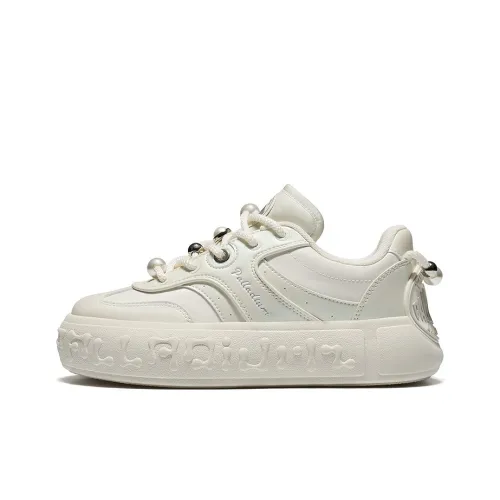 Palladium Skateboard Shoes Women's Low-Top White