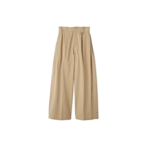 Lily Brown X Dickies Lily Brown Collaboration Casual Pants Women's Beige