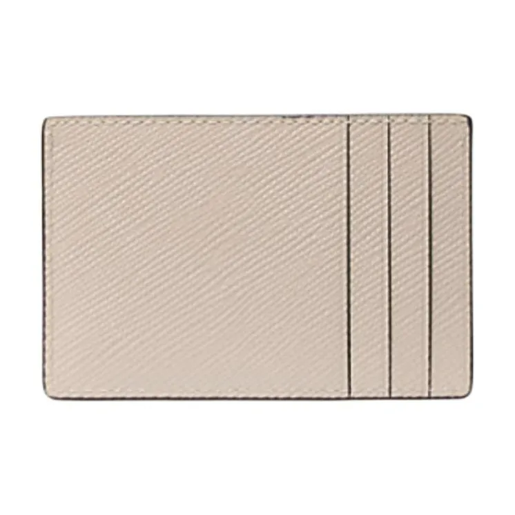 MICHAEL KORS Edison Scratch Resistant Crossgrain Leather Card Case-1