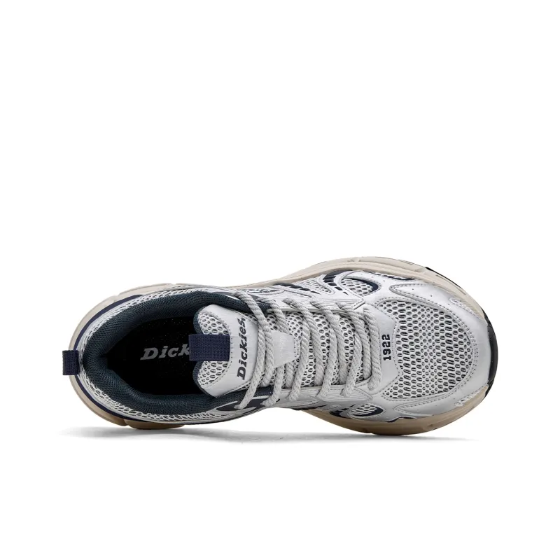 Dickies Durable Breathable Coverage Low-Top Chunky Sneakers Men's Silver Gray Blue-2