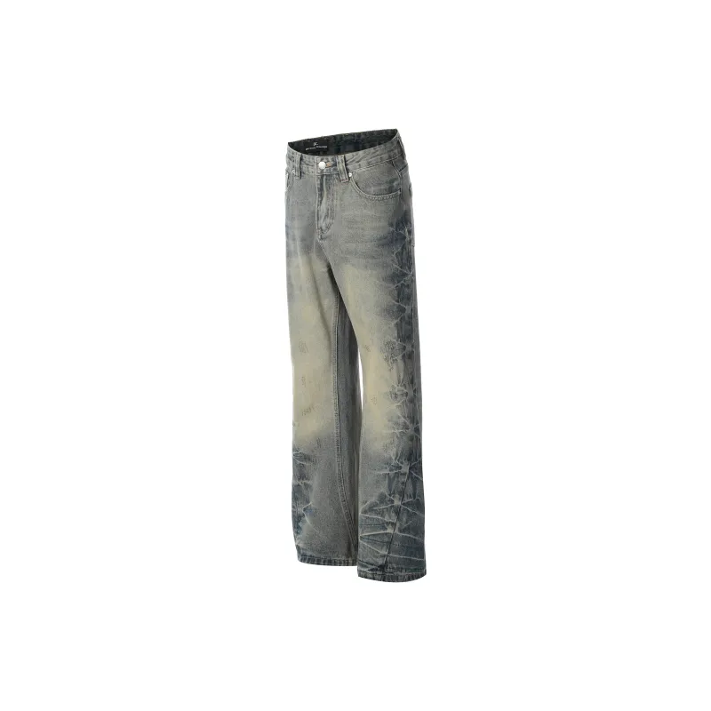 GBXM Jeans Unisex Vintage Blue-1