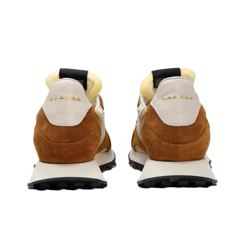 RUN OF Buttery Low-Top Casual Shoes Men's Yellow Brown-2
