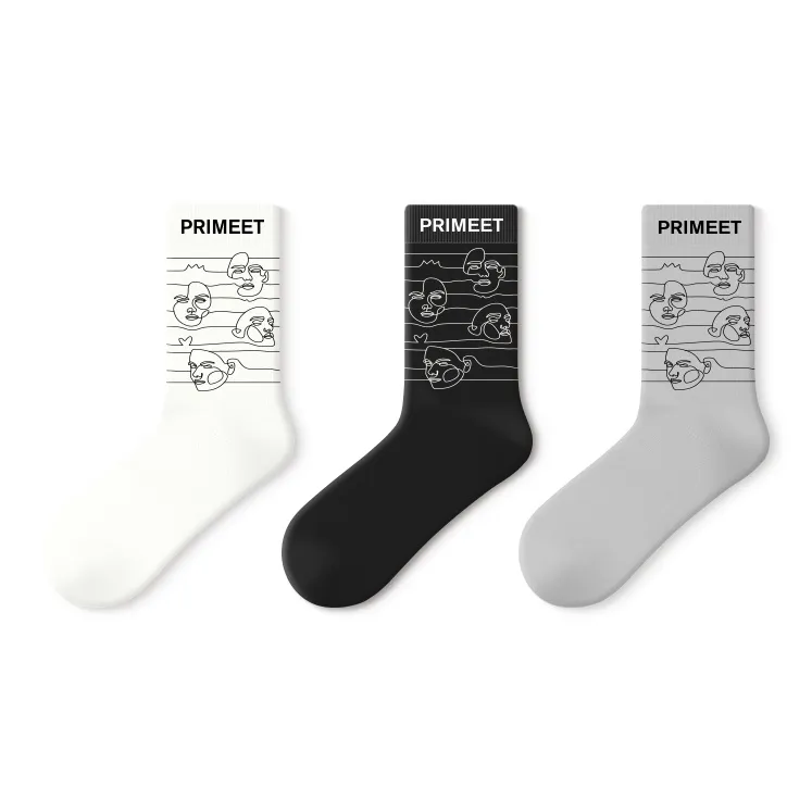 Primeet Mid-Calf Socks Men's 5 Pack-3