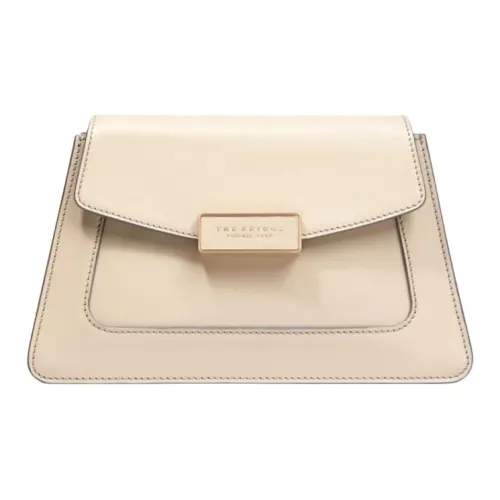THE BRIDGE Cow Leather Shoulder Bag Women's Butter