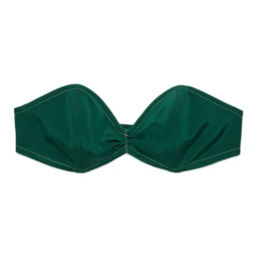 PRADA SS25 Spring Summer Women's Apparel Collection Bra Women's Emerald Green
