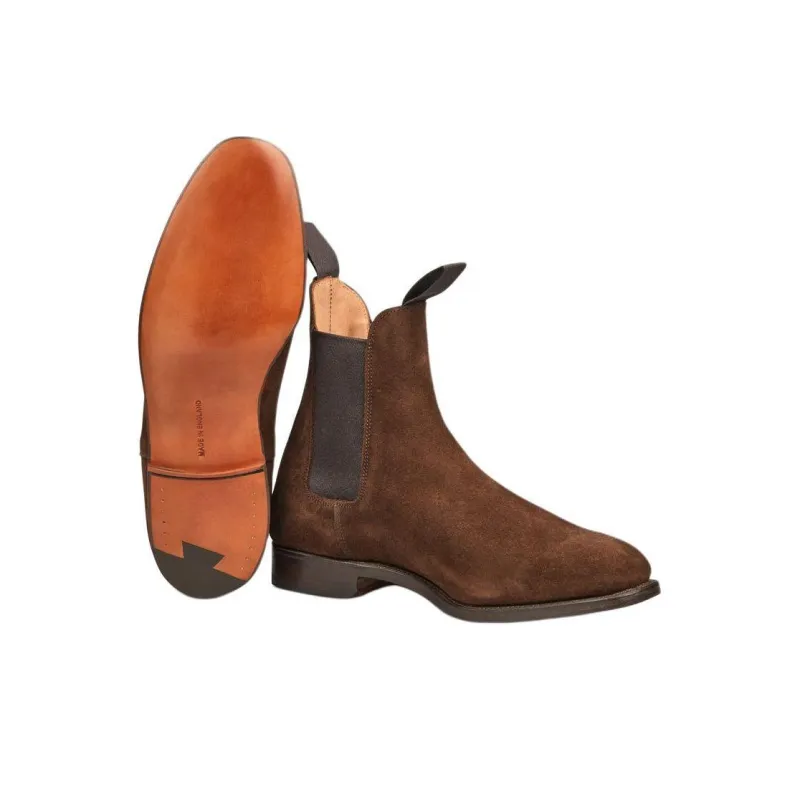Tricker's Lambourn Chelsea Boots Men's Chocolate-4