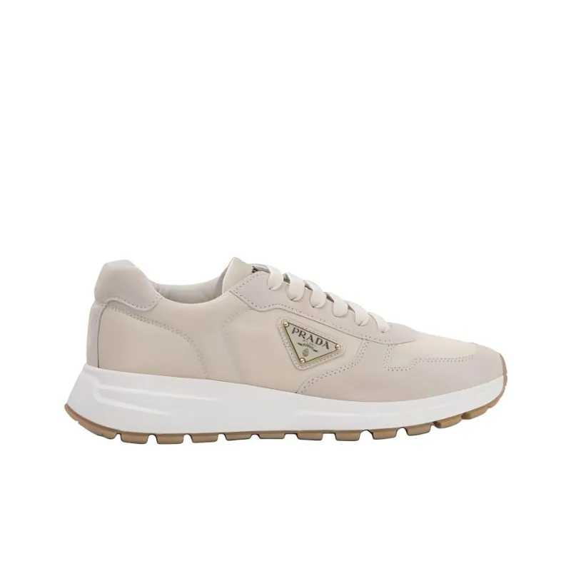 PRADA Low Top Casual Shoes Men's Beige-1