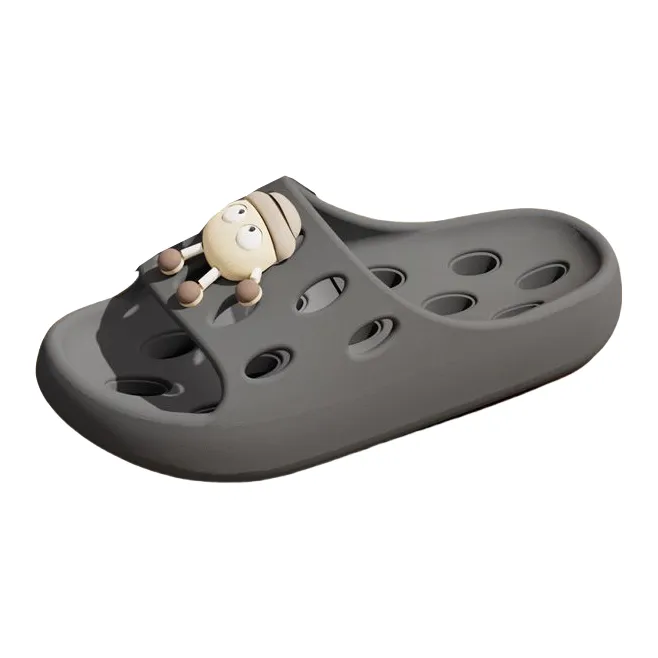 YUZHAOLIN Bathroom Bathing Slippers, Indoor Slip Resistant, Quick Dry, Cartoon Couple Slippers-10