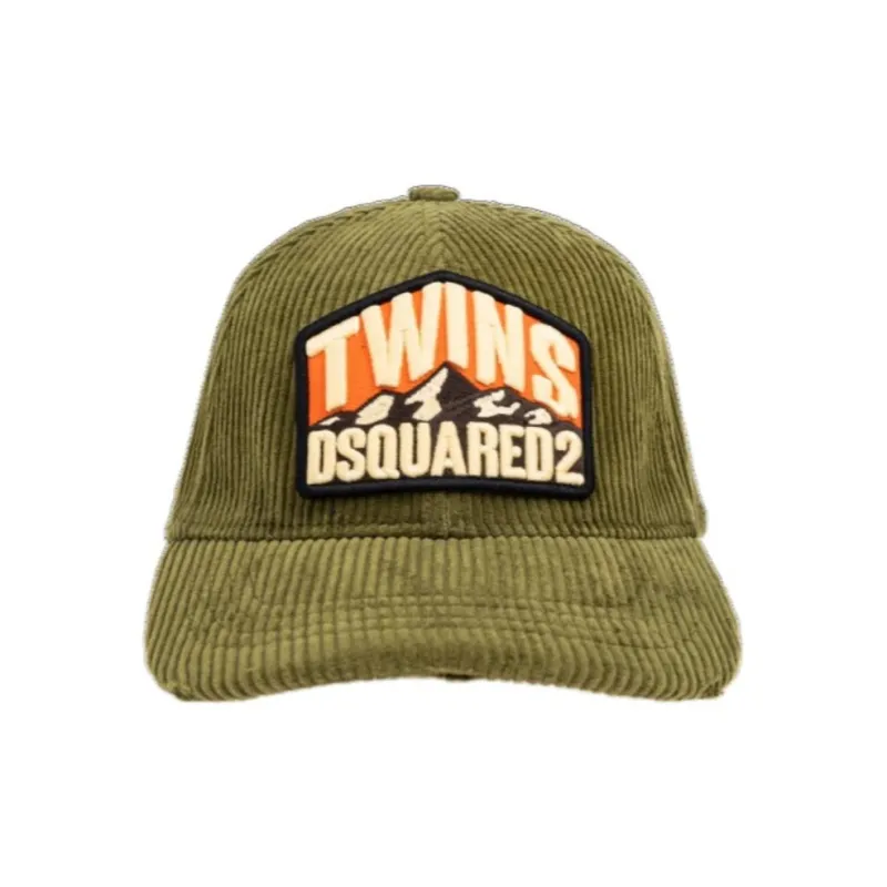 DSQUARED 2 Logo Appliqué Distressed Baseball Cap-0