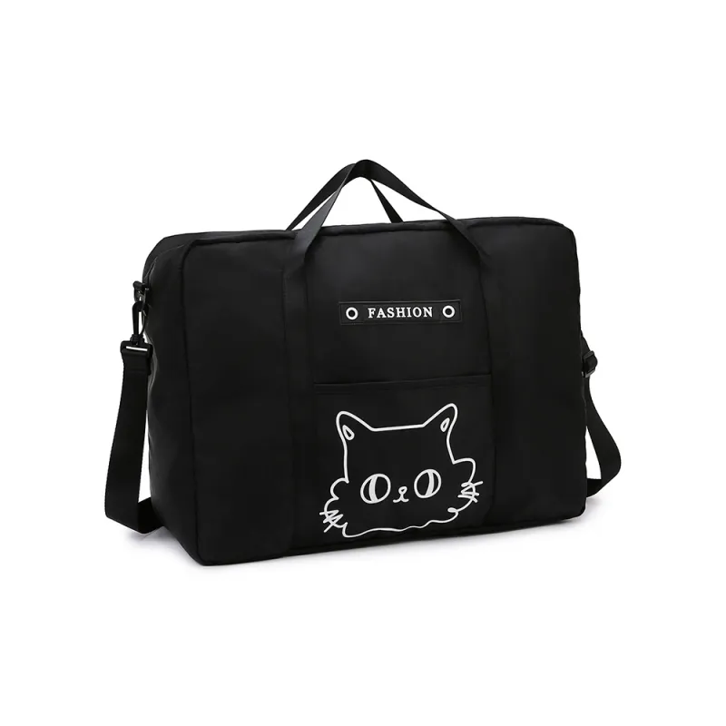Parker Bear Oxford Travel Bag Unisex Black-4