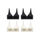 4-Pack (2 Black+2 Ecru)