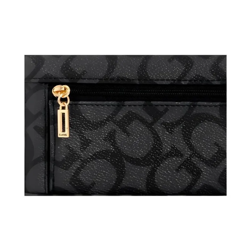 GUESS Coated Canvas Clutch Women's Coal Charcoal-4
