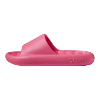 POSEE Eva Home Cut Out Bathroom Bathing Slippers For Women's, Raspberry Red