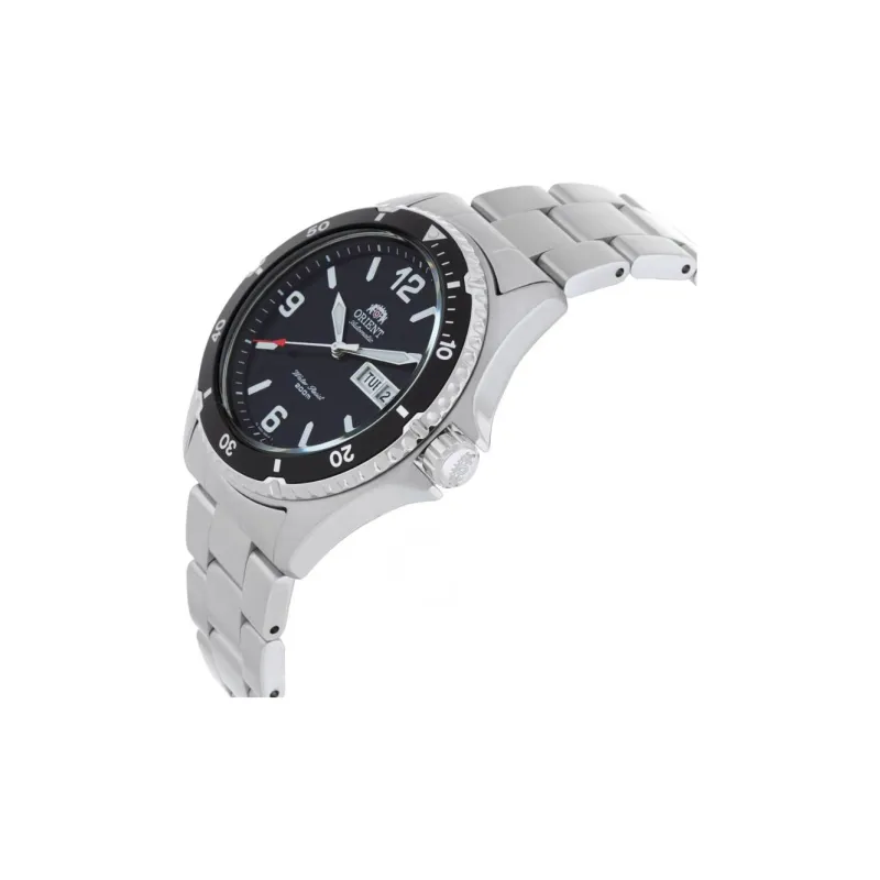 ORIENT Mako II Collection Automatic Mechanical Movement Stainless Steel Strap Watch 41mm Men's Watches Black Dial-2