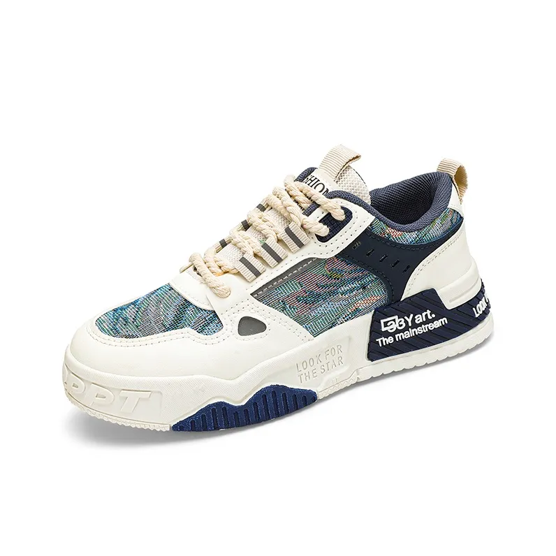 AiJP Slip-Resistant Cushioning Abrasion-Resistant Low-Top Skateboard Shoes Unisex-2