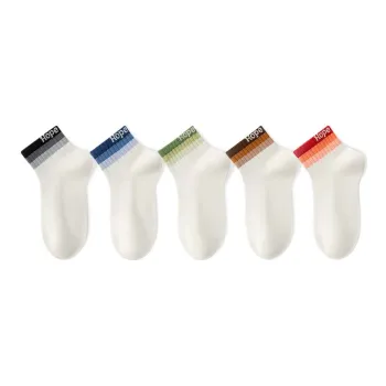 Cotton Gene Ankle Socks Men's 5 Pack