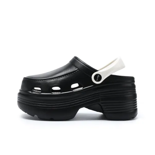 Mulinsen Clogs Women's Black White