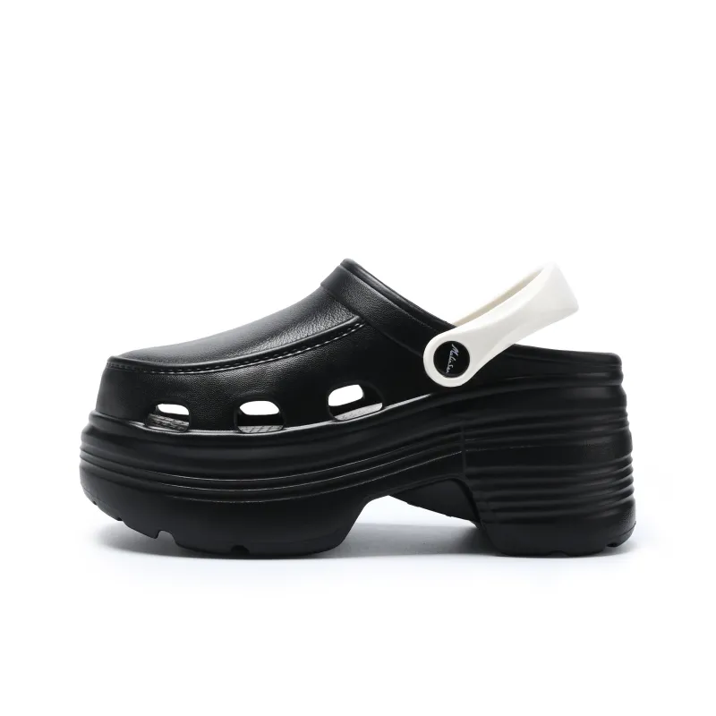 Mulinsen Clogs Women's Black White-0