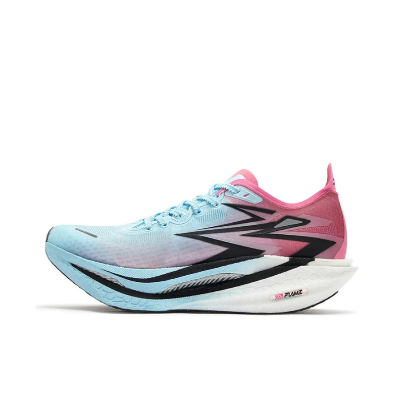 361° Flame 4 Running Shoes Unisex Low Top Cirrus Blue/Bubble Gum Pink-1