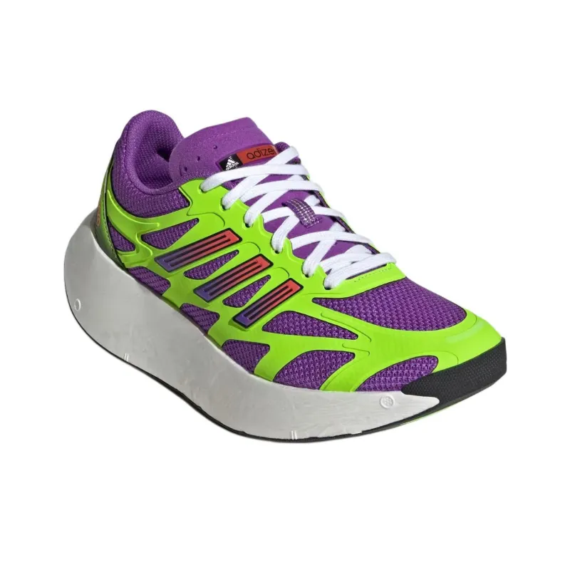 Adidas Adizero Aruku Anti Slip Wear Resistant Low Top Casual City Commute Running Shoes Women's Green Purple-2