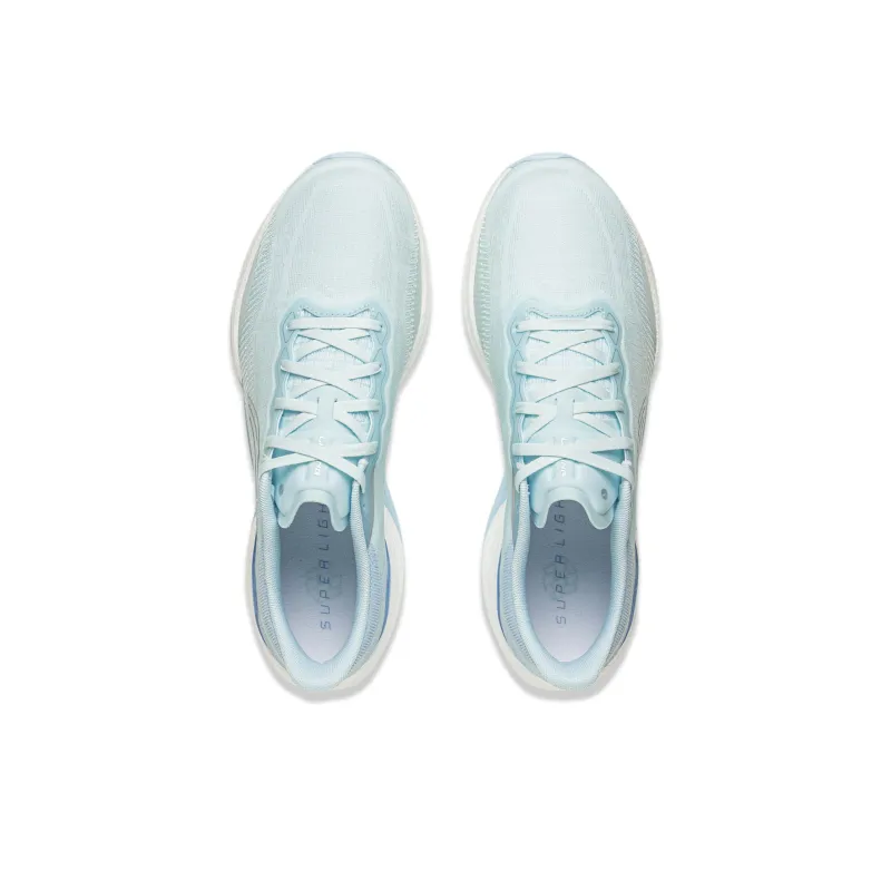 LiNing Super-Light 22 Cushioned Slip-Resistant Low-Top Casual Running Shoes Men's Light Blue-3