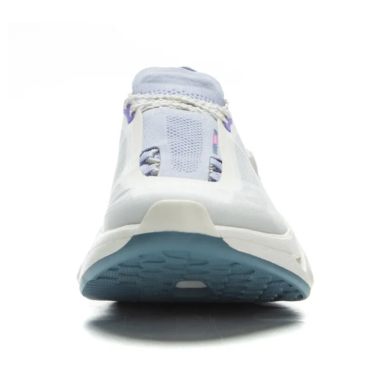 LiNing Shadow 3.0 Cushioning Rebound Height Increasing Low-Top Casual Running Shoes Men's White Purple-4