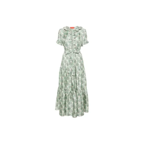La DOUBLEJ. Fan print Maxi Dress