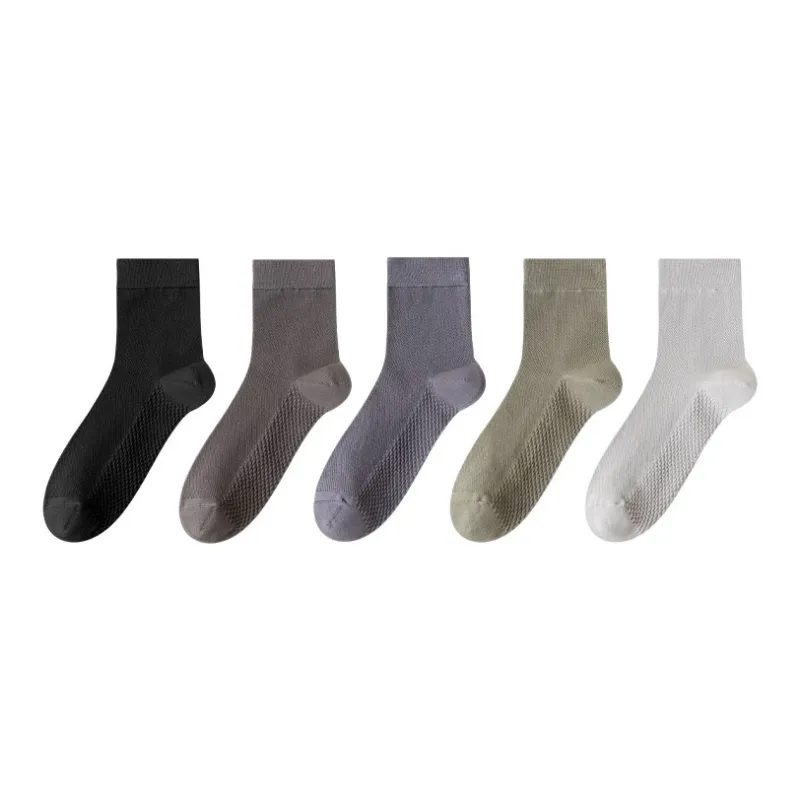 MIIOW Mid-Calf Socks Men's 5 Pack-0
